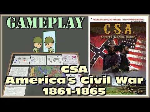 Gameplay: C.S.A. America's Civil War - Intro/Setup