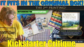 Foundations of Rome: Roads of Fortune and Second Printing - Kickstarter Critique Review