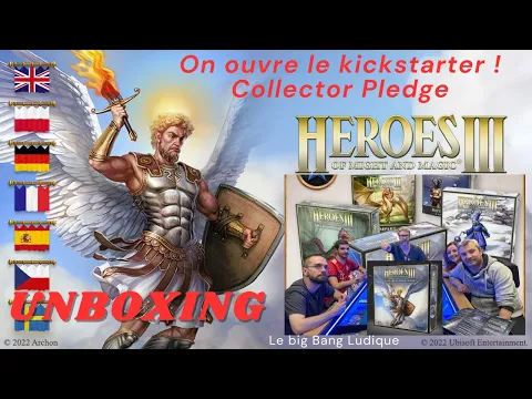 [UNBOXING] Kickstarter : Heroes Of Might and Magic III - Pledge Collector! #jds  #j2s #jdp #archon