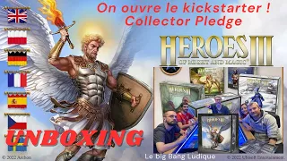 [UNBOXING] Kickstarter : Heroes Of Might and Magic III - Pledge Collector! #jds #j2s #jdp #archon