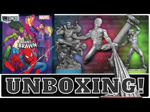 Unmatched: Brains and Brawn - Unboxing!