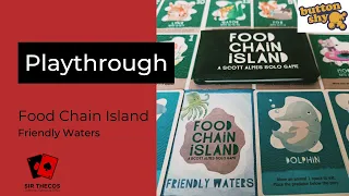 Playthrough | Food Chain Island (Button Shy Games, Friendly Waters Expansion)