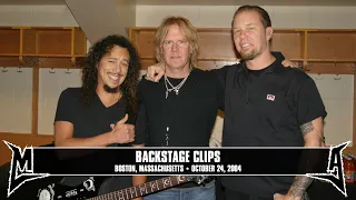 Metallica: Backstage Clips (Boston, MA - October 25, 2004)