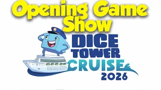 Dice Tower Cruise 2026 Opening Game Show
