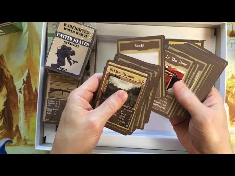 Warfighter WWII Pacific Kickstarter- unboxing
