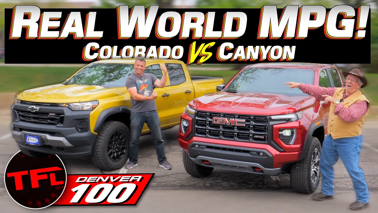 2023 GMC Canyon vs Chevy Colorado: Can Either of GM's Twin Midsize Trucks BEAT Poor EPA Ratings?