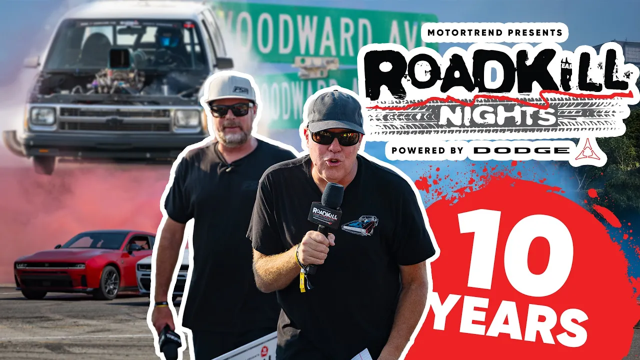 Roadkill Nights 2025 Highlights | LEGAL Street Racing on Woodward Ave (Big Tire & Small Tire)