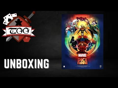 Marvel Dice Throne Board Game Unboxing