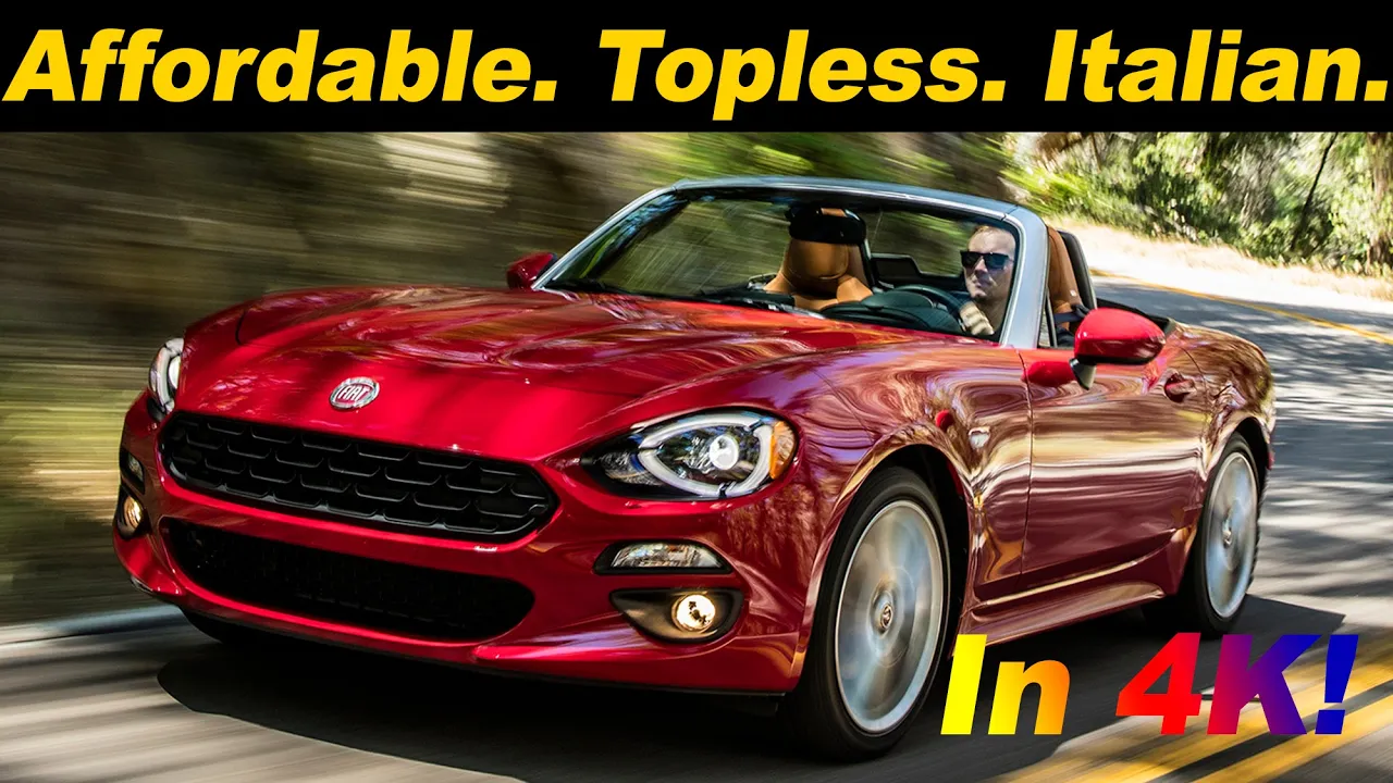 2017 Fiat 124 Spider First Drive Review - in 4K UHD
