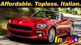 2017 Fiat 124 Spider First Drive Review - in 4K UHD