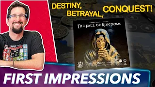 The Fall of Kingdoms Board Game First Impression Review