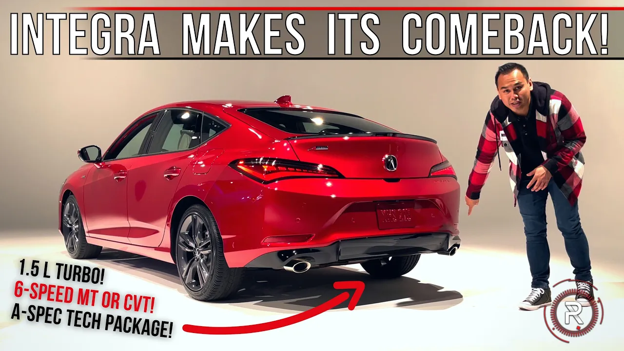 The 2023 Acura Integra A-Spec Is An Upscale 6-Speed Civic Si Hatch