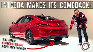 The 2023 Acura Integra A-Spec Is An Upscale 6-Speed Civic Si Hatch