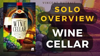 Wine Cellar Board Game Solo Gameplay Overview | DaniCha