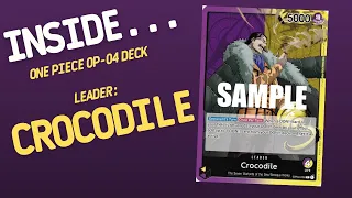 Inside…One Piece Card Game OP-04 Deck - Crocodile Leader / Baroque Works Deck (4K 60fps)