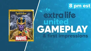 UPCOMING: Marvel Splendor Gameplay | @SpaceCowboysUS @SpaceCowboys1 | @ExtraLife4Kids United Week