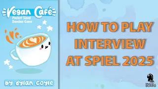 Vegan Cafe - How to play interview at Spiel 2025