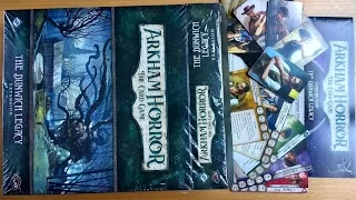 Dunwich Legacy Unboxing [Spoiler Free] for the Arkham Horror LCG Card Game