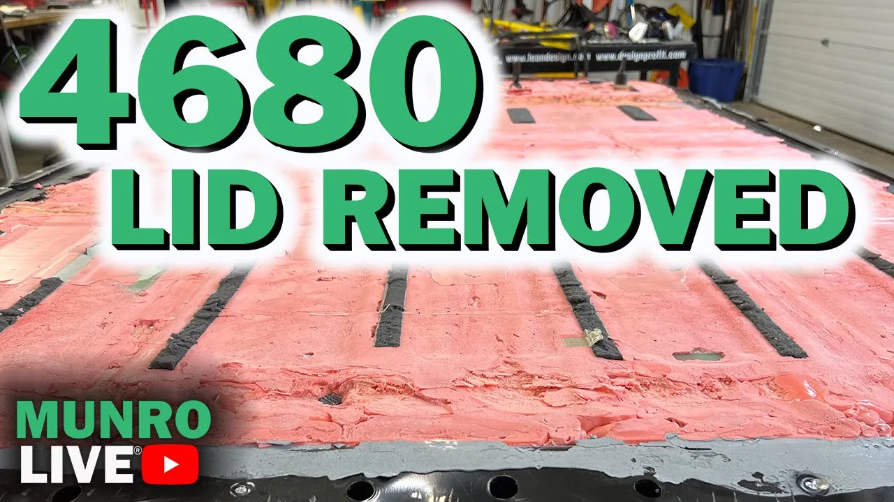 FINALLY! 4680 Battery Pack Lid off | Tesla Model Y Update