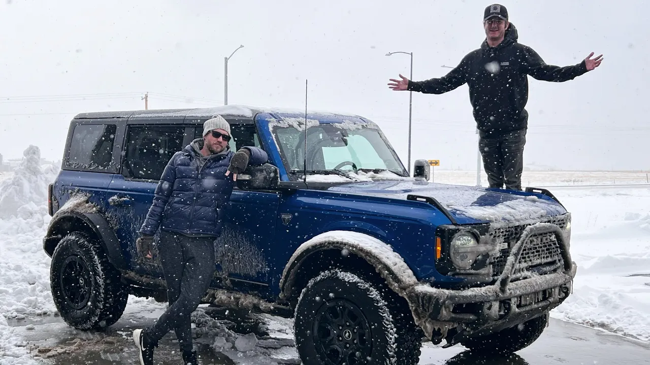 A Snowy Colorado Day With The 2021 Ford Bronco First Edition Sasquatch