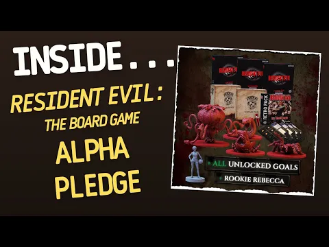 Inside…Resident Evil: The Board Game Kickstarter Alpha Pledge (4K60fps)