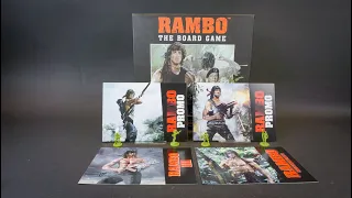 Rambo Spinning into Action. Rambo The Board Game by Publisher Everything Epic