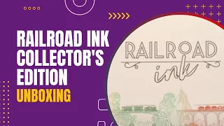 Railroad Ink Collector's Edition Board Game Unboxing | Danicha
