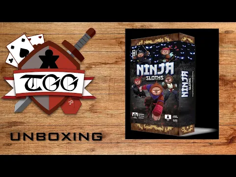 Ninja Sloths Board Game Unboxing