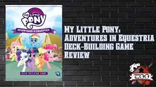 My Little Pony: Adventures in Equestria Deck-Building Game Review | Cooperative Fun for All Ages!