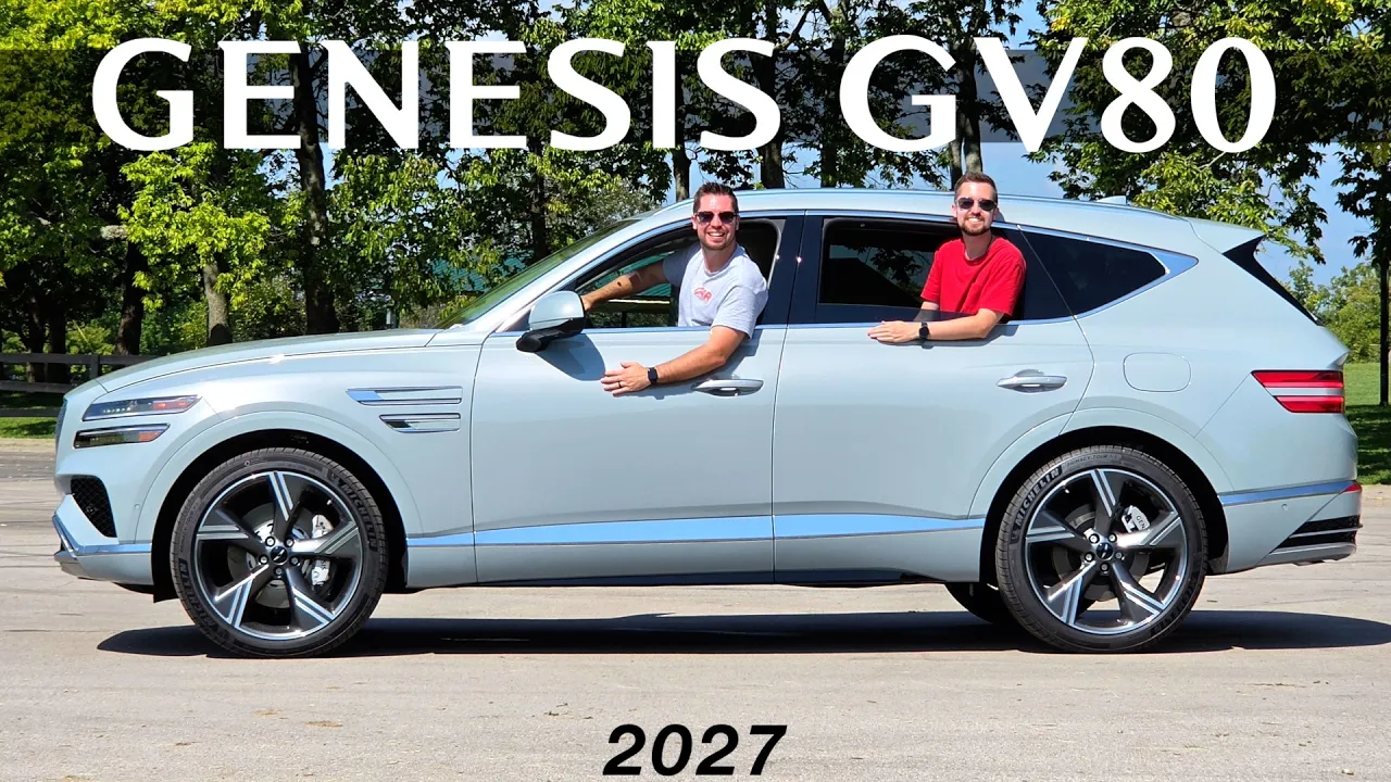 2027 Genesis GV80 -- Here's Everything NEW for 2027! (More Seats + More Massaging!)
