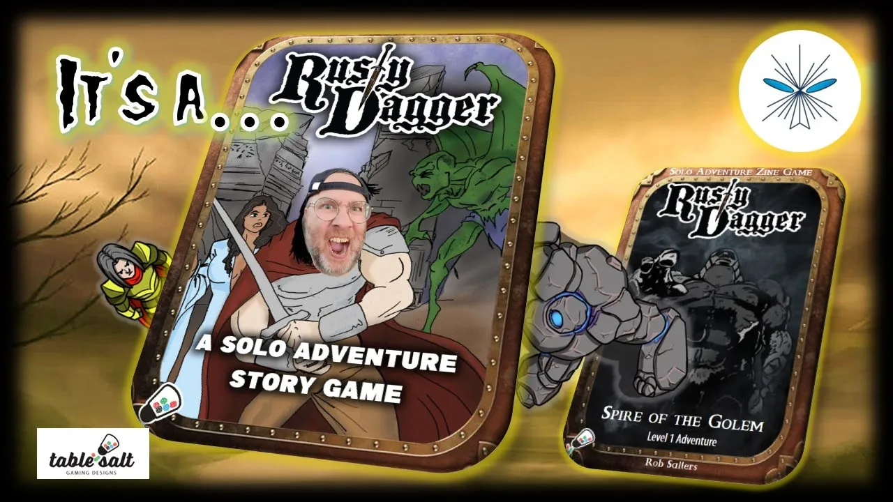 Rusty Dagger - Intro, Components, Set-up, Character Creation