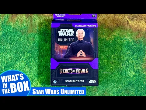 Star Wars Unlimited | CHANCELLOR PALPATINE Secrets of Power Spotlight Deck Unboxing | Fantasy Flight