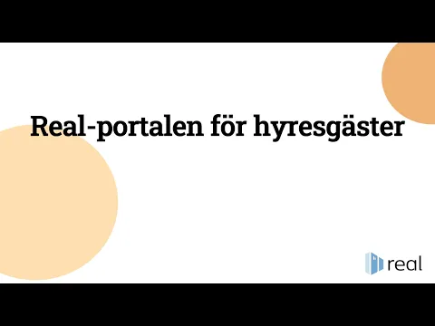 Real Fastighetssystem - video