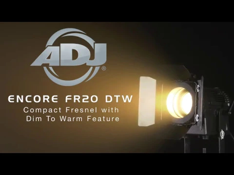 Product video thumbnail for ADJ American DJ Encore FR20 DTW Compact LED Fresnel Light