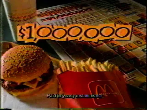 Scrabble At McDonalds 1987