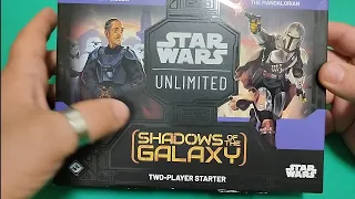 Star Wars Unlimited TCG - Shadows Of The Galaxy - Two Players Starter - Unboxing
