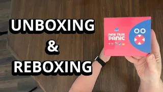 Nine Tiles Panic - Board Game Unboxing & Reboxing - What's in the Box?