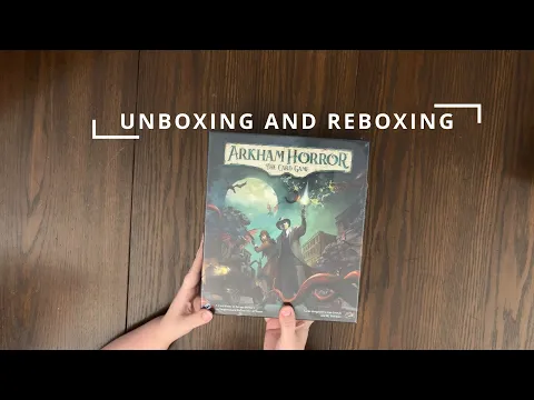 Arkham Horror: The Card Game - Unboxing & Reboxing - See What's In The Box