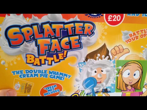 Pie face with slime.