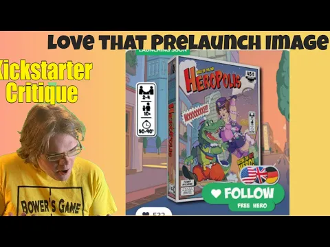 Heropolis - Hero of the day! - Gamefound Slummin- Kickstarter Critique Review