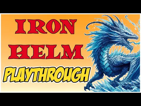 IRON HELM PLAYTHROUGH - Grimmly Faces The Crystal Caverns!