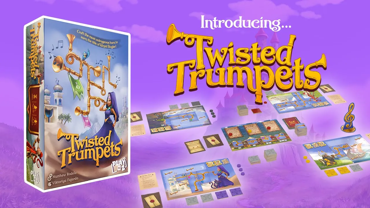 Introducing Twisted Trumpets: A Whimsical New Tile-laying Path-building Family Board Game