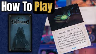Disney Villainous: Treacherous Tides | How to Play | Learn to Play in 8 Minutes!