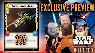 Auzituck Liberator Gunship! - Star Wars Unlimited Exclusive Card Preview!