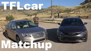 2015 Chrysler 200S vs Subaru Legacy 3.6L TFL4K Matchup Review: AWD vs AWD
