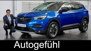 Opel Grandland X REVIEW & comparison Crossland X vs Mokka X - all-new Vauxhall SUV - Autogefühl