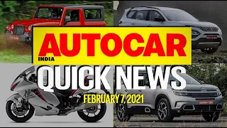 Scrappage scheme, Tata Safari launch date, Mahindra Thar recall | Quick News | Autocar India