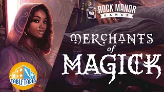 Merchants of Magick - a crunchy roll-and-write 🧙🏽♂️