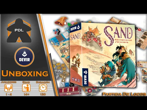Sand | Unboxing | Devir | Di Costanzo - Pelizzari | Kemushi Saga | PDL |