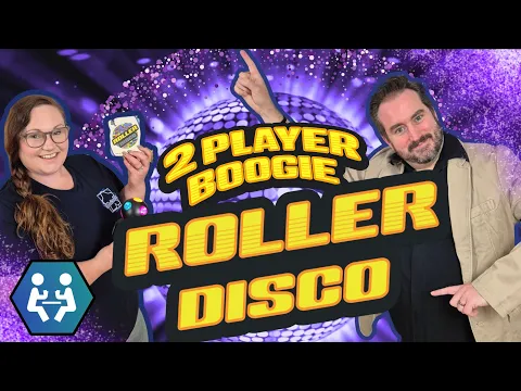 Roller Disco - A 2 Player Boogie - Round Playthrough of this funky card shedding game